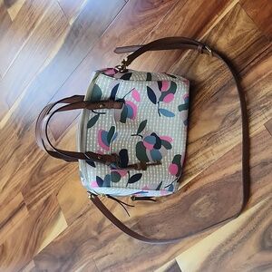 Fossil Floral Purse